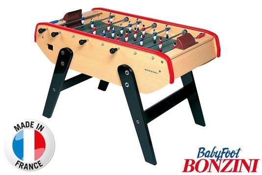 Tigvio Mini Baby-Foot Pour Enfants - Table De Foot Avec 6 Tiges Et 4 Balles, 50,5 X 24,5 X 15 Cm, Facile à Monter Et Idéal Pour Les Petits Footballeurs